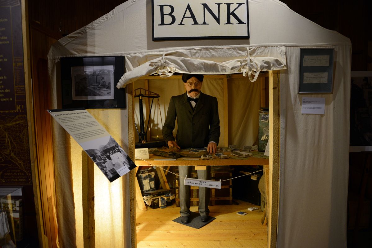 03C Display Of A Primitive Bank In 1898 At Dawson City Yukon Museum